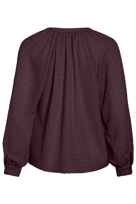 Vila vibabera v-neck l/s shirt
